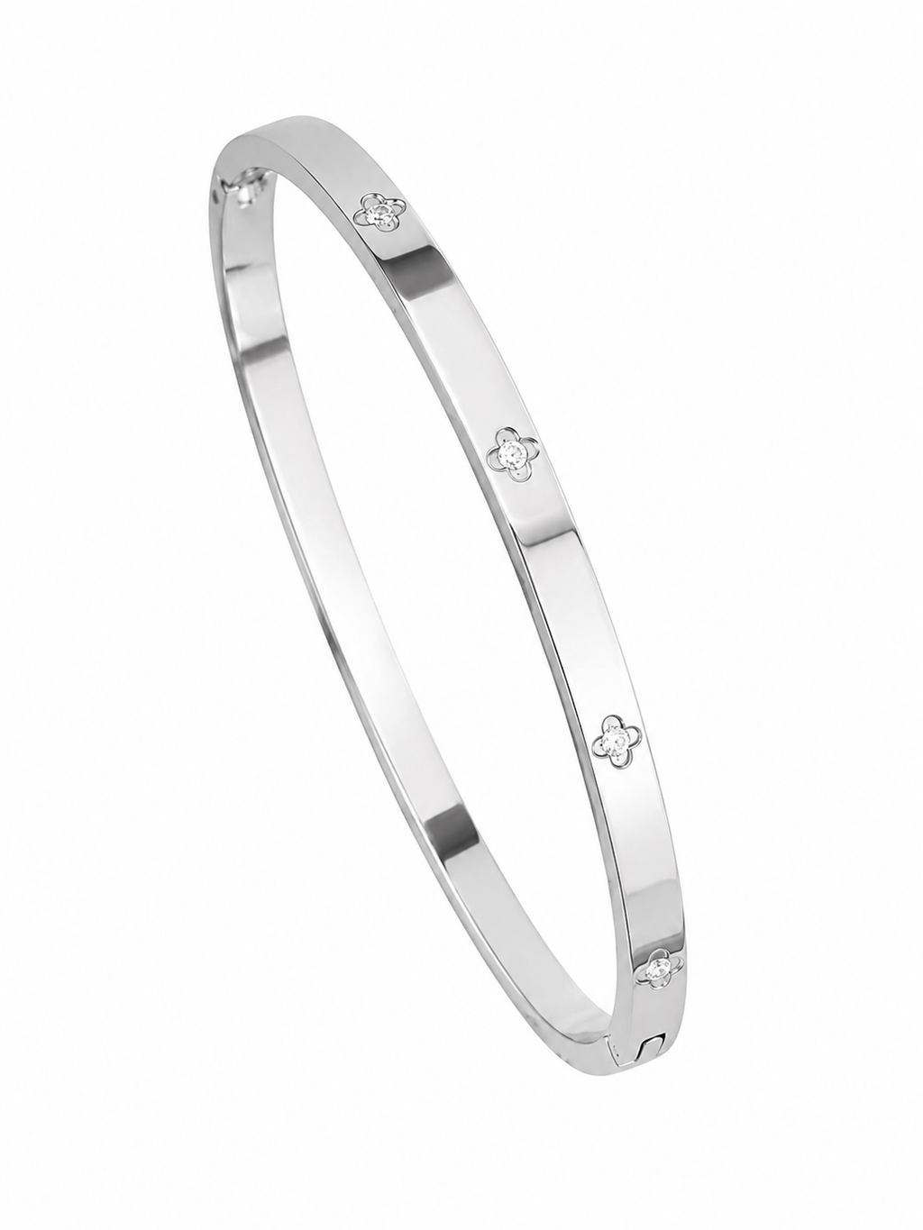 Silver Bangle Trio