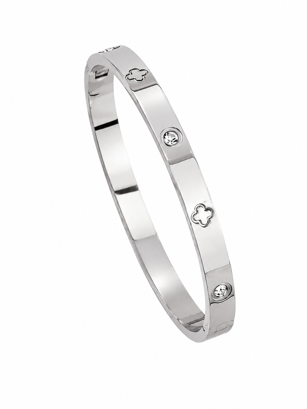 Silver Bangle Trio