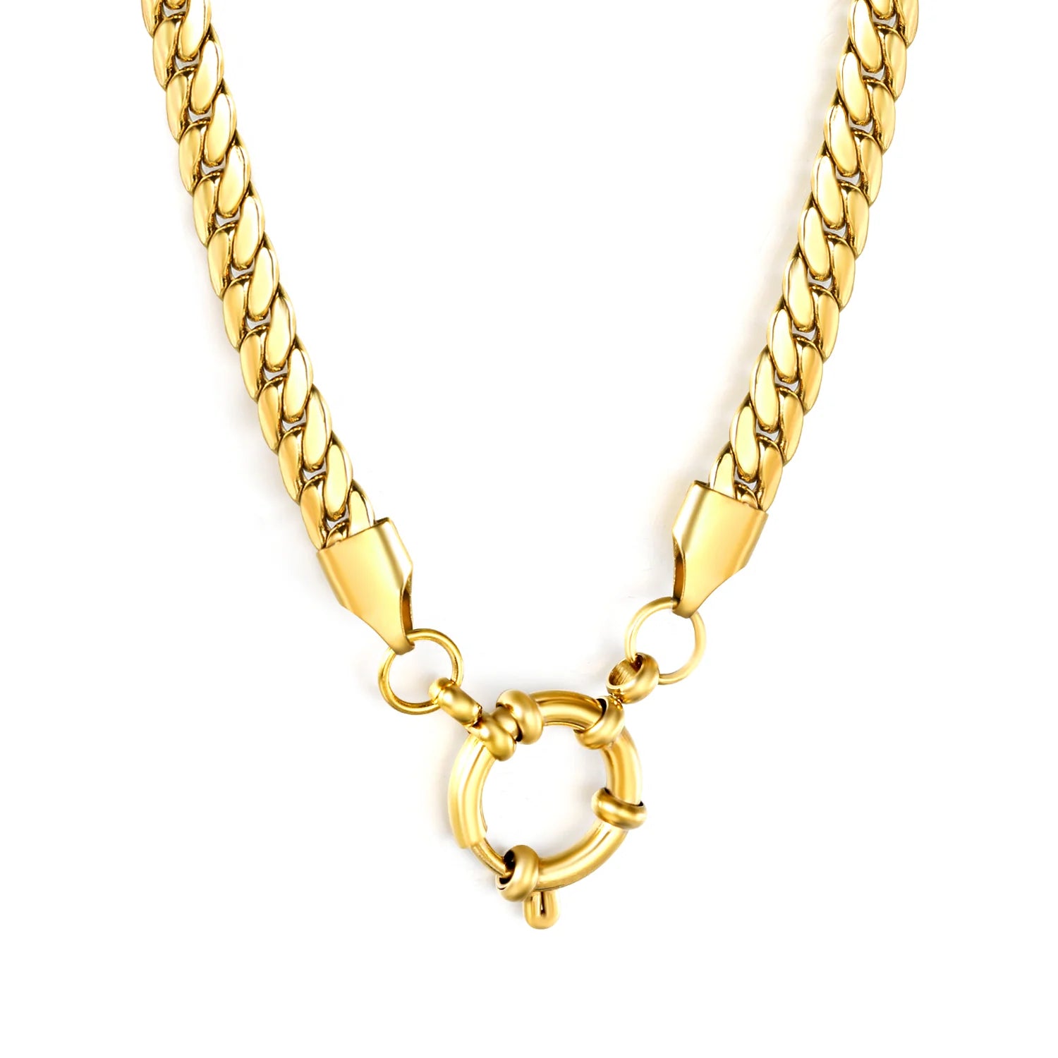 Gold Clasp Necklace