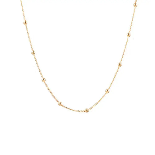 Gold Bead Necklace